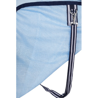 Camisa anti-moscas Freja Horze com cobre-pescoço Azul claro