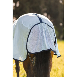 Camisa anti-moscas Freja Horze com cobre-pescoço Azul claro