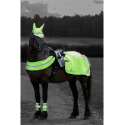 Cobre-rins refletivo fluorescente Horze Cobre-rins refletivo fluorescente Horze