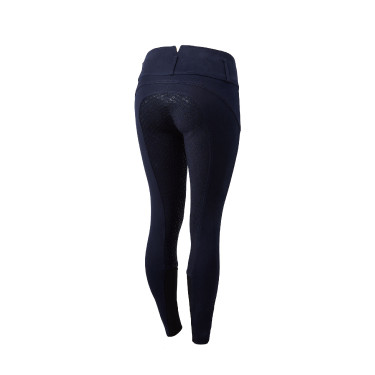 Calça antiderrapante de silicone Horze Daniela feminina Azul-marinho