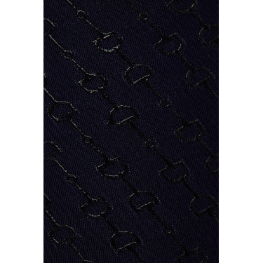 Calça antiderrapante de silicone Horze Daniela feminina Azul-marinho