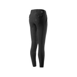 Calça com culote de silicone Horze Grand Prix masculino Preto