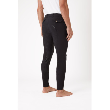 Calça com culote de silicone Horze Grand Prix masculino Calça com culote de silicone Horze Grand Prix masculino