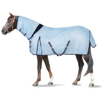 Camisa anti-moscas Freja Horze com cobre-pescoço Azul claro Camisa anti-moscas Freja Horze com cobre-pescoço Azul claro