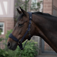 Cocheira acolchoada Graz Horze Casaco pea coat azul escuro Cocheira acolchoada Graz Horze Casaco pea coat azul escuro