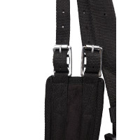 Almofada de montar a pelo PU Camurça Horze Preto / cinza Cinzento Almofada de montar a pelo PU Camurça Horze Preto / cinza Cinzento