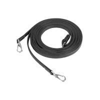 Rendas de couro tipo alemão Horze Sparta Preto