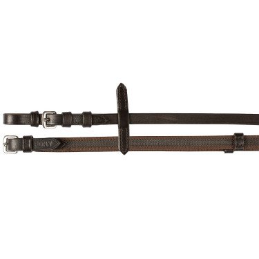 Rendas trançadas Horze Slender Castanho