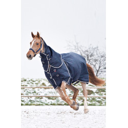 Capa de exterior Georgina B Vertigo com pescoço removível 250 g Azul-marinho