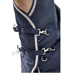 Capa de exterior Georgina B Vertigo com pescoço removível 250 g Azul-marinho