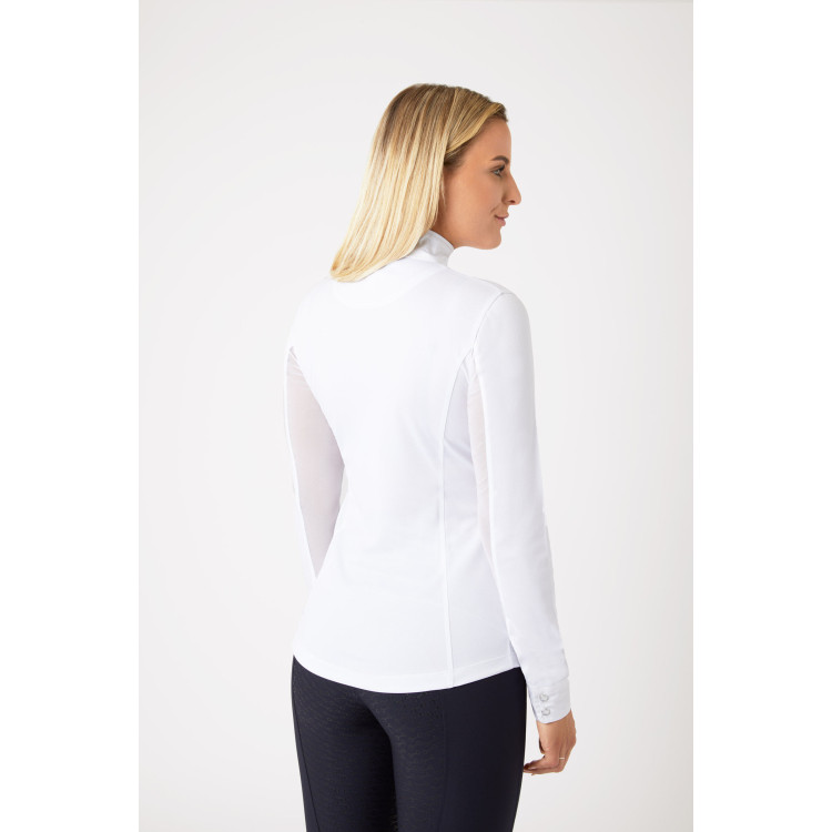 Polo de manga comprida Blaire Horze feminino Polo de manga comprida Blaire Horze feminino