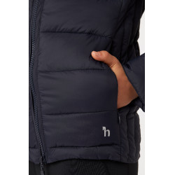 Casaco acolchoado leve Horze Alicia infantil Azul-marinho Casaco acolchoado leve Horze Alicia infantil Azul-marinho