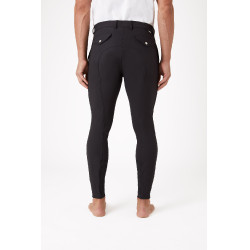 Calça com reforços de silicone Horze Grand Prix masculino Preto Calça com reforços de silicone Horze Grand Prix masculino Preto