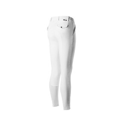 Calça com reforços de silicone Horze Grand Prix masculino Branco