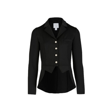 Casaco de competição Carla feminino Horze Preto Casaco de competição Carla feminino Horze Preto