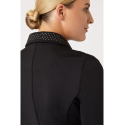 Casaco de competição Carla feminino Horze Preto Casaco de competição Carla feminino Horze Preto