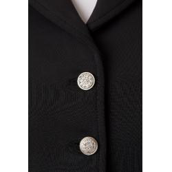 Casaco de competição Carla feminino Horze Preto Casaco de competição Carla feminino Horze Preto