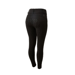 Calça de equitação térmica com silicone no assento completo Mia feminina Horze Calça de equitação térmica com silicone no assento completo Mia feminina Horze