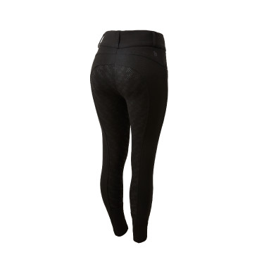 Calça de equitação térmica com silicone no assento completo Mia feminina Horze Calça de equitação térmica com silicone no assento completo Mia feminina Horze