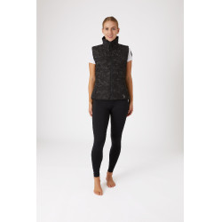 Colete refletivo Camo Luminox feminino Horze Preto / prata