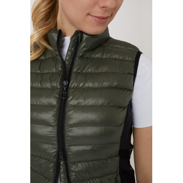 Colete de equitação ultraleve sem mangas B Vertigo Sia feminino Verde hera Colete de equitação ultraleve sem mangas B Vertigo Sia feminino Verde hera