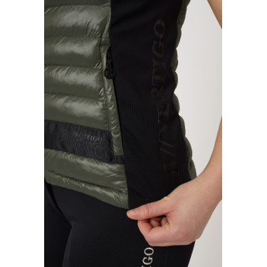 Colete de equitação ultraleve sem mangas B Vertigo Sia feminino Verde hera Colete de equitação ultraleve sem mangas B Vertigo Sia feminino Verde hera