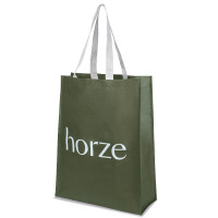 Pequena bolsa de compras Horze Verde escuro