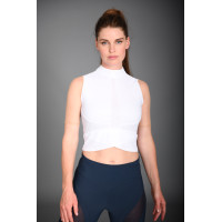 Crop top de competição Euro-Star Flying Fearless Branco