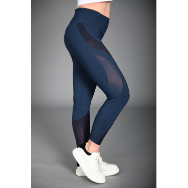 Legging de equitação Euro-Star Flying Figure FullGrip Marinho Azul-marinho Legging de equitação Euro-Star Flying Figure FullGrip Marinho Azul-marinho