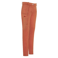 Calça de equitação infantil Easy Rider Joy FullGrip Cinábrio escuro Laranja