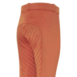 Calça de equitação infantil Easy Rider Joy FullGrip Cinábrio escuro Laranja Calça de equitação infantil Easy Rider Joy FullGrip Cinábrio escuro Laranja