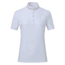 Polo de competição Euro-Star Estrella Branco óptico Polo de competição Euro-Star Estrella Branco óptico
