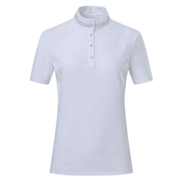 Polo de competição Euro-Star Estrella Branco óptico Polo de competição Euro-Star Estrella Branco óptico