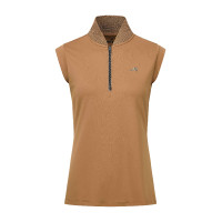 Top Euro-Star Ramona sem mangas Sépia Castanho Top Euro-Star Ramona sem mangas Sépia Castanho