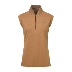 Top Euro-Star Ramona sem mangas Sépia Castanho