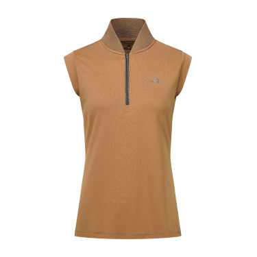 Top Euro-Star Ramona sem mangas Sépia Castanho