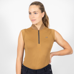 Top Euro-Star Ramona sem mangas Sépia Castanho
