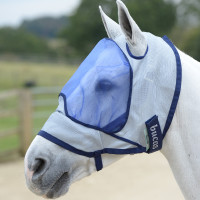 Máscara anti-moscas Bucas Buzz-Off Deluxe Azul