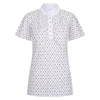 Polo em tecido Imperial Riding Roxy AOP Branco Polo em tecido Imperial Riding Roxy AOP Branco