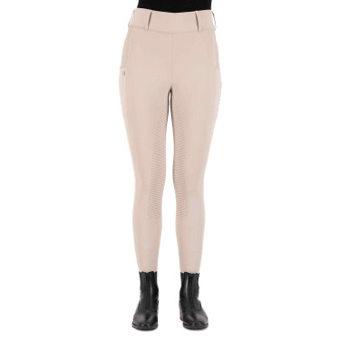 Legging de equitação HV Polo Evi FullGrip Erva-marinha Bege Legging de equitação HV Polo Evi FullGrip Erva-marinha Bege