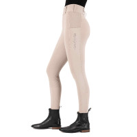 Legging de equitação HV Polo Evi FullGrip Erva-marinha Bege Legging de equitação HV Polo Evi FullGrip Erva-marinha Bege