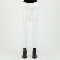 Calça de equitação Euro-Star Aurelia Competition Grip Connect Full Branco