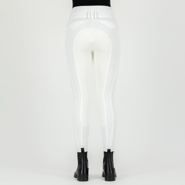 Calça de equitação Euro-Star Aurelia Competition Grip Connect Full Branco