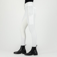 Calça de equitação Euro-Star Aurelia Competition Grip Connect Full Branco Calça de equitação Euro-Star Aurelia Competition Grip Connect Full Branco