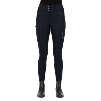 Calça de equitação Euro-Star Aurelia Grip Connect Full Preto