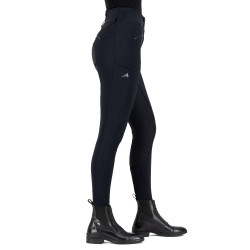 Calça de equitação Euro-Star Aurelia Grip Connect Full Preto Calça de equitação Euro-Star Aurelia Grip Connect Full Preto