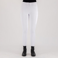 Calça de equitação Euro-Star Empressive FullGrip Branco