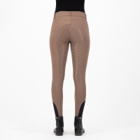 Calça de equitação Imperial Riding Suzy FullGrip Macchiato Castanho Calça de equitação Imperial Riding Suzy FullGrip Macchiato Castanho