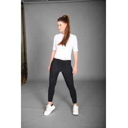 Polo de competição em malha Euro-Star Flying Flexible Branco