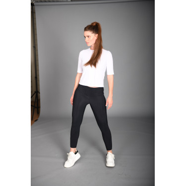 Polo de competição em malha Euro-Star Flying Flexible Branco Polo de competição em malha Euro-Star Flying Flexible Branco